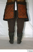  Photos Medieval Brown Vest on white shirt 3 brown vest historical clothing leg lower body 0008.jpg